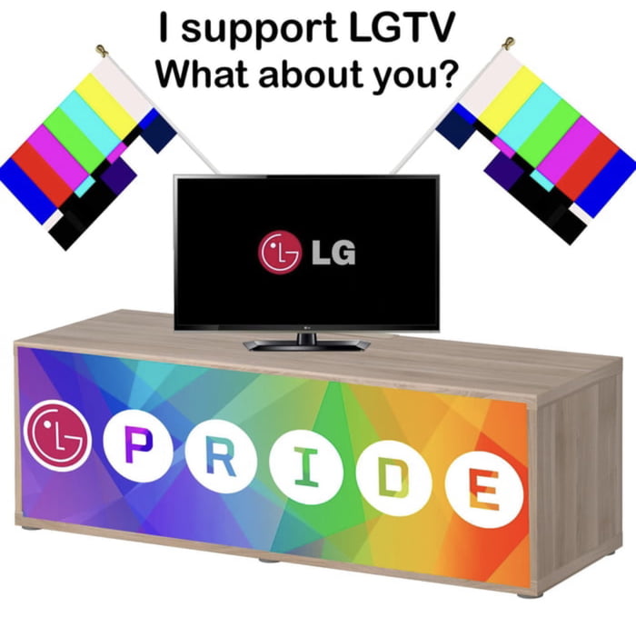 We all support LGTVHD+ 9GAG
