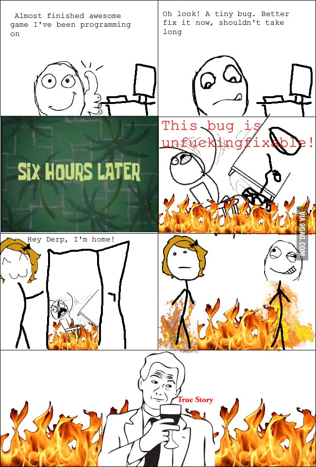 My experience with programming so far - 9GAG