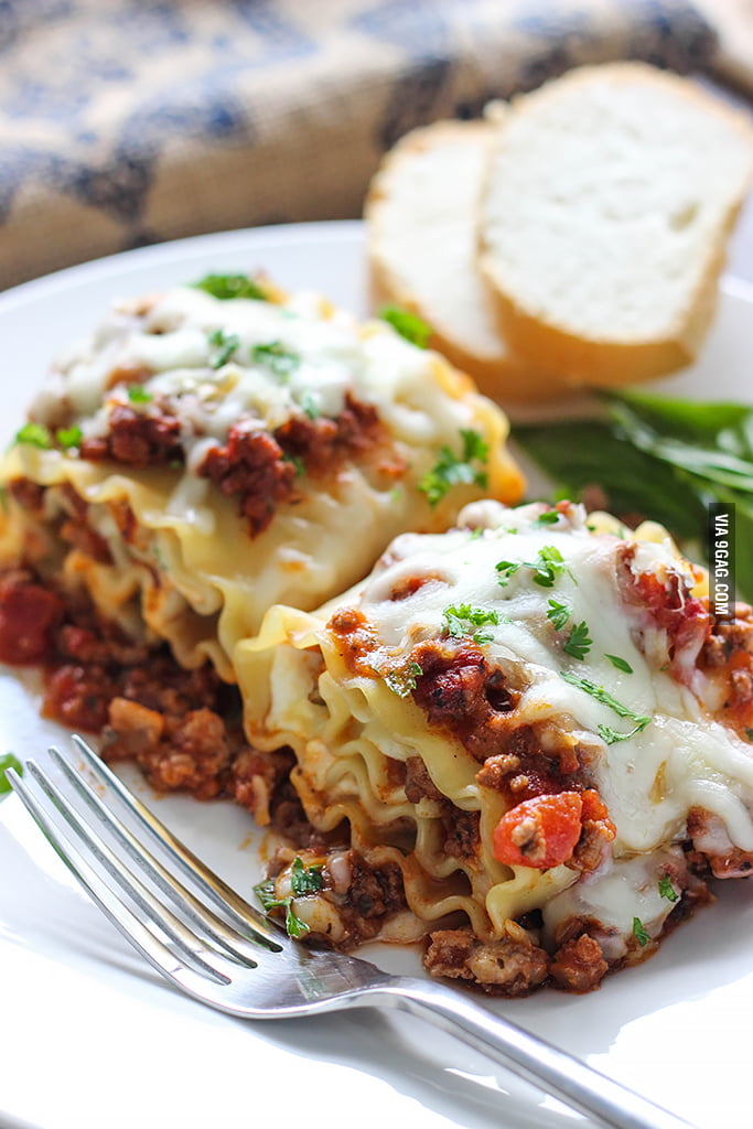 Sausage Lasagna Roll-Ups - 9GAG