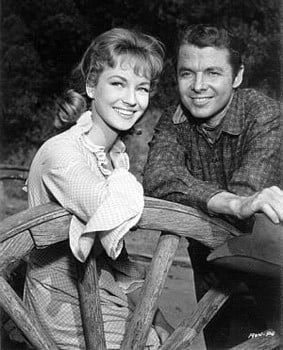 Audie Murphy and Venetia Stevenson, 1960s. - 9GAG