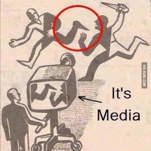 Don't believe everything the media tells you. 9GAG
