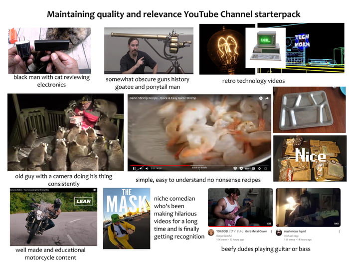 Maintaining quality and relevance YouTube Channel Starter Pack - 9GAG