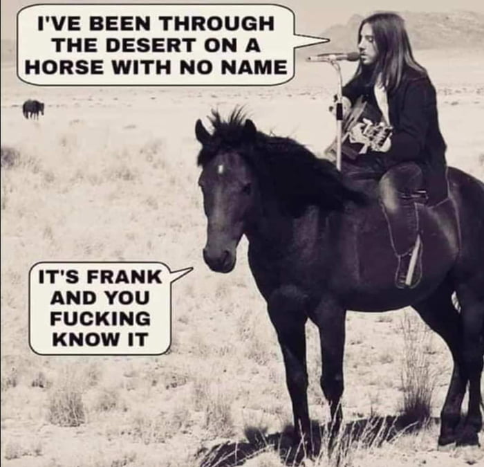 In the desert you can