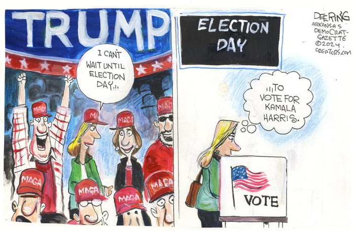 Just remember to act really surprised when Harris wins by a landslide ...