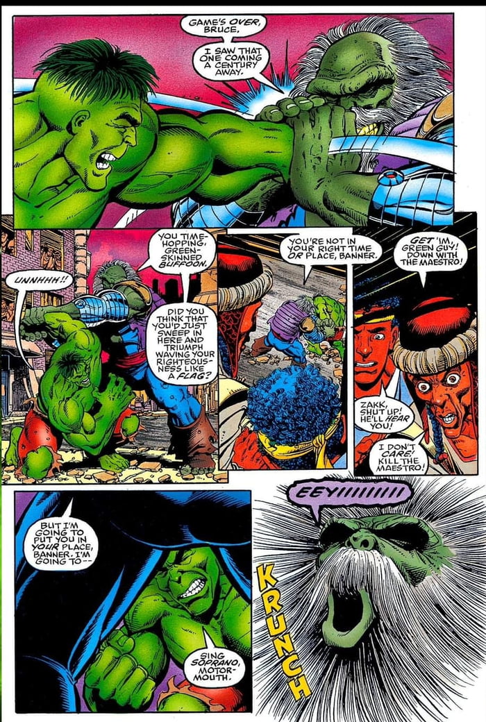 The Hulk has large fists - 9GAG