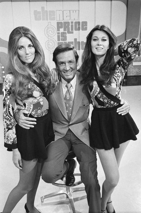 Bob Barker, Anitra Ford, and Janice Pennington in The New Price Is Right (1...