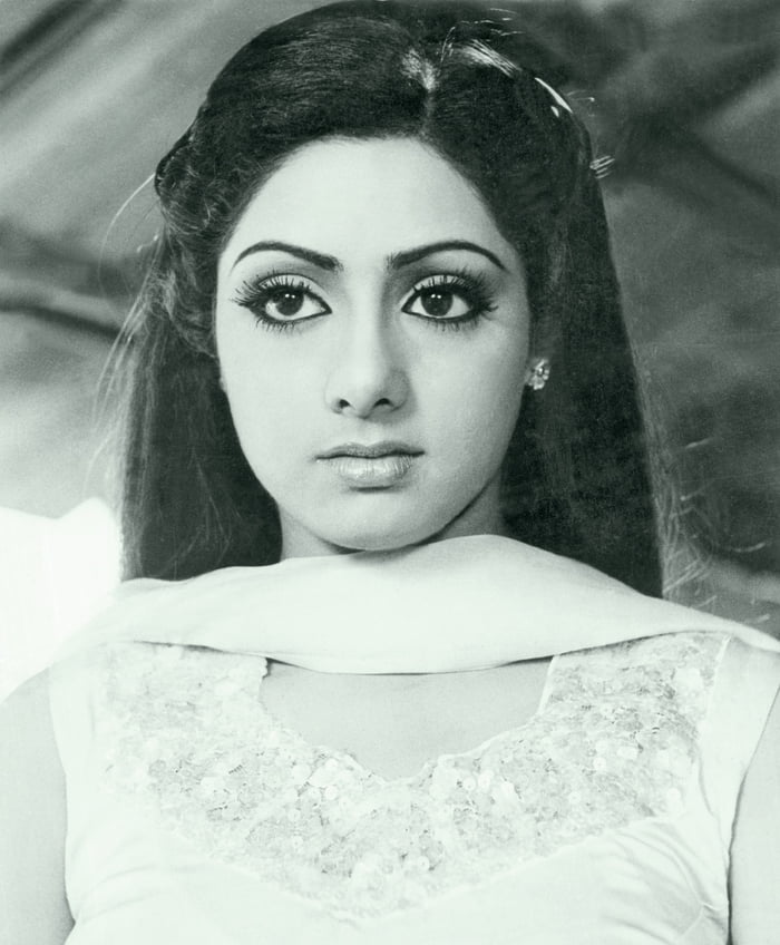 Sixteen Year Old Indian Actress Sridevi At The Beginning Of Her ...