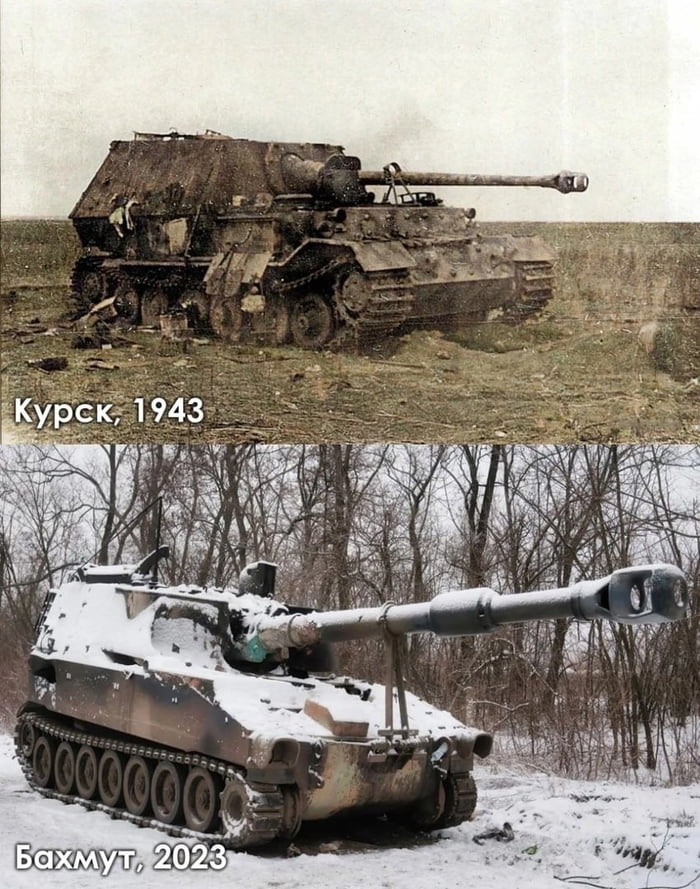 Kursk, 1943 Bakhmut, 2023. - 9GAG