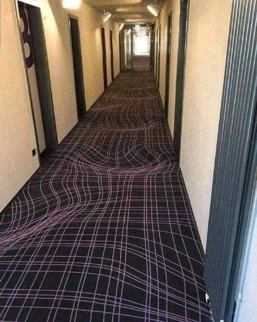 German engineers designed this carpet .While it looks ugly it does a serious job, It