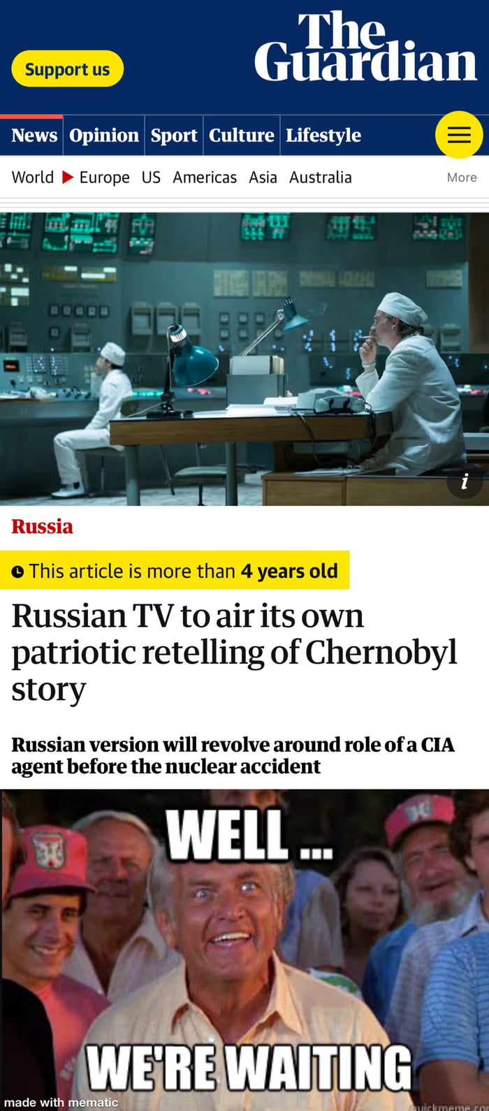 The CIA Is So Awesome, They’ve Even Halted Russian Movie Production! - 9GAG