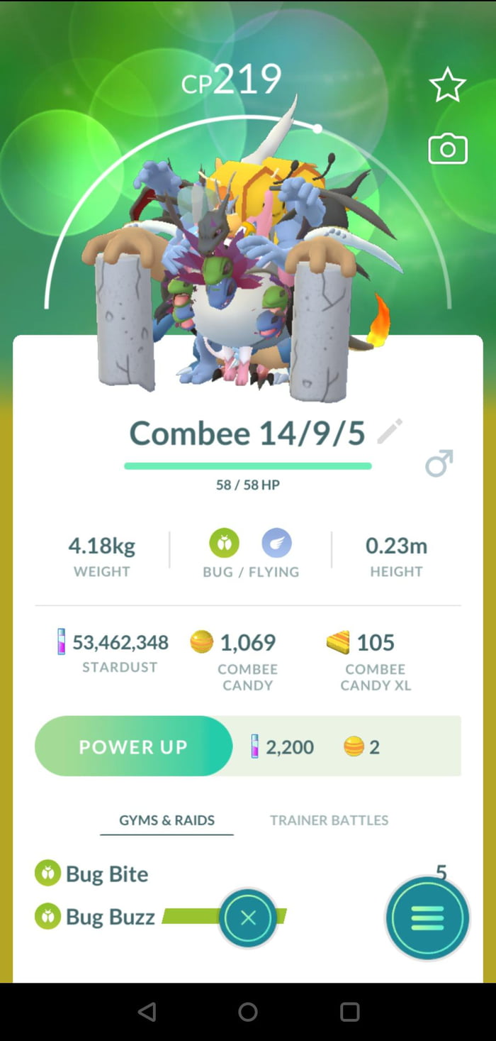 Combeetalion, the Omni-Type Legendary Pokémon. - 9GAG