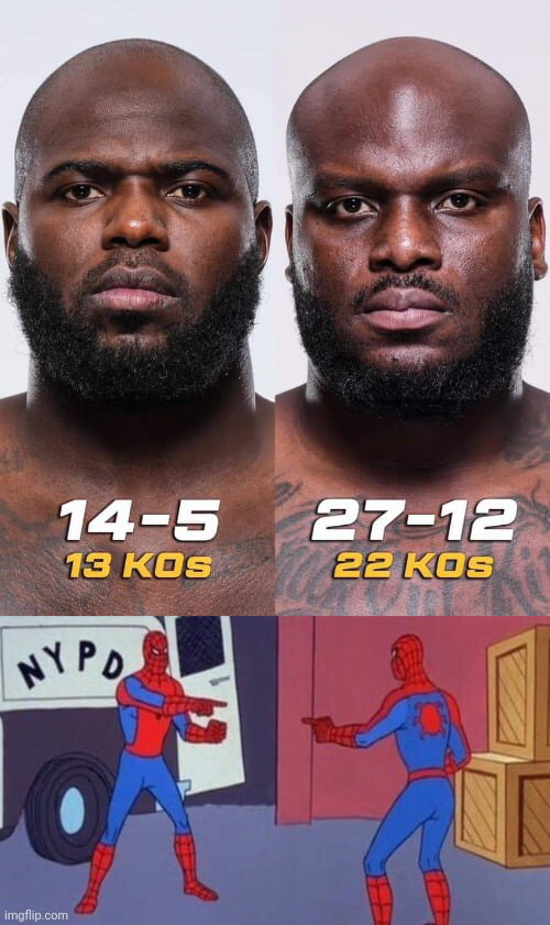 MMA Fighters Jairzinho Rozenstruik And Derrick Lewis 9GAG