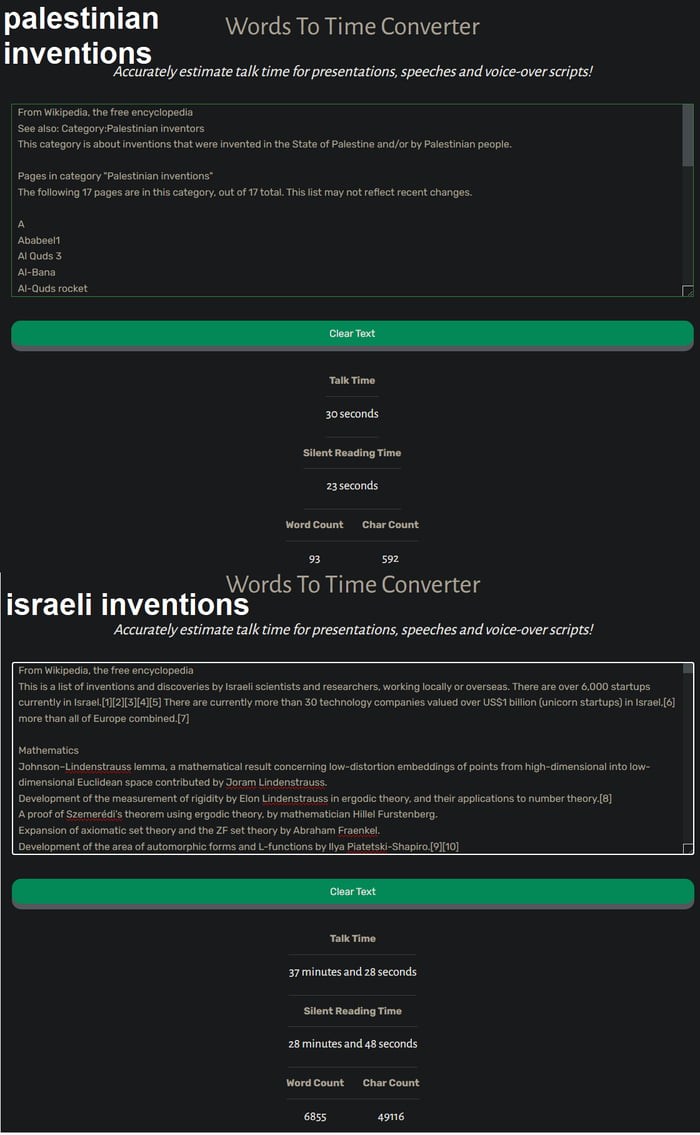 I see a lot of people saying both jews and palestinians are trash, how ...
