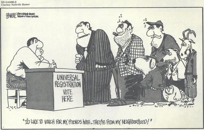 Rightwing anti voting propaganda from 47 years ago, how little $hit has ...