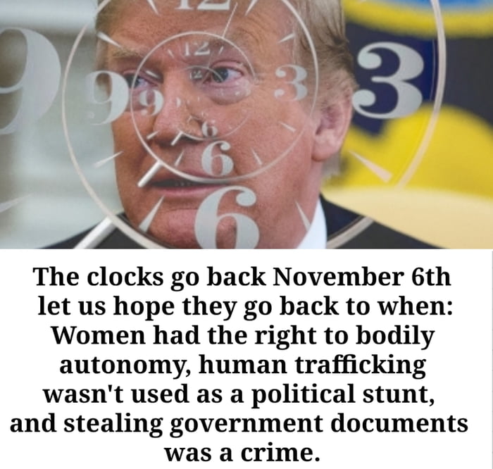 How quickly things have changed since we last set the clocks. 9GAG