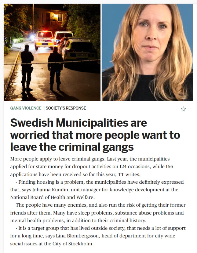 Swedish Municipalities Are Running Out Of Money Due To Ever Growing Number Of People Leaving 