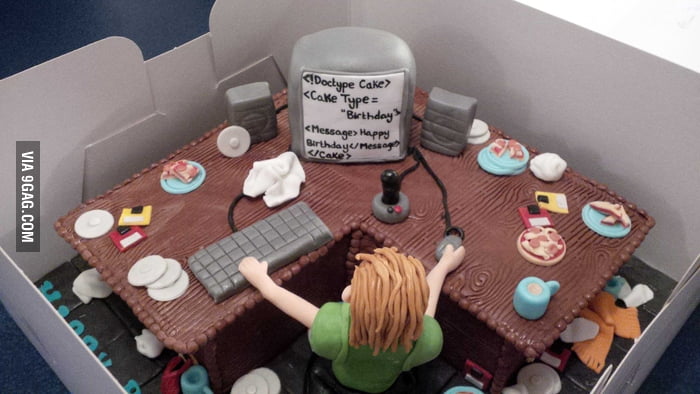 Programmer Theme cake