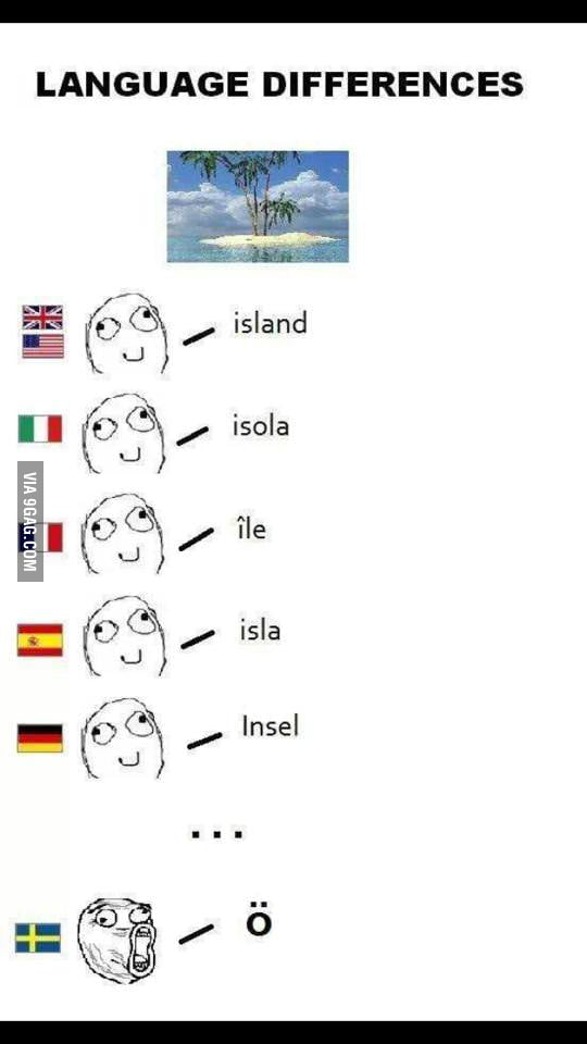 Island In Diffferent Languages 9GAG Island In Diffferent Languages 9GAG