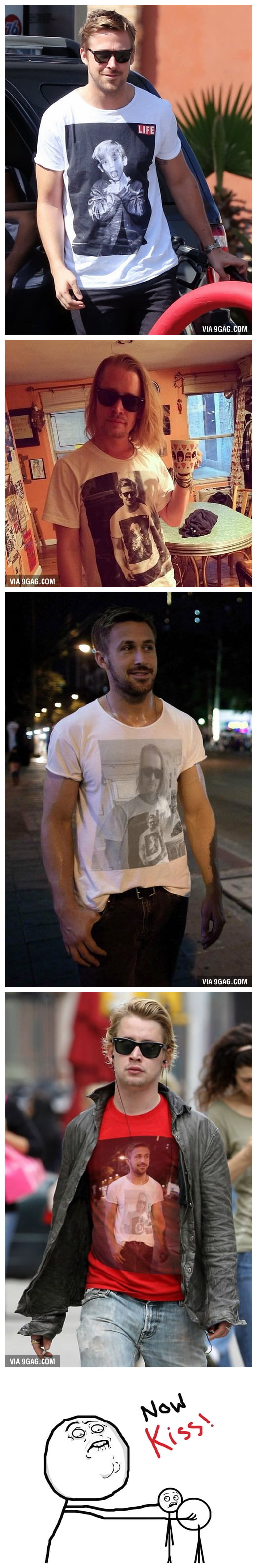 NOW KISS: Ryan Gosling & Macaulay Culkin