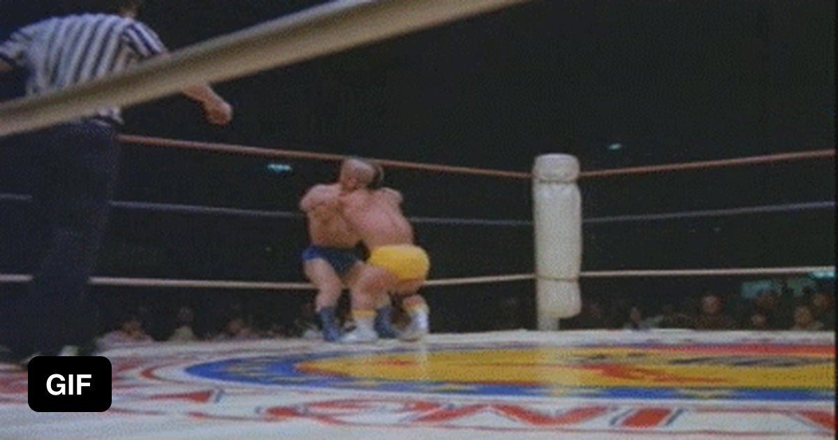 Midget tosses another midget, who slides on his face for a considerable distance.