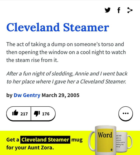 Clevland steamer