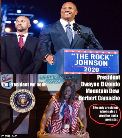 410px x 464px - What I thought about when I heard about The Rock running for ...
