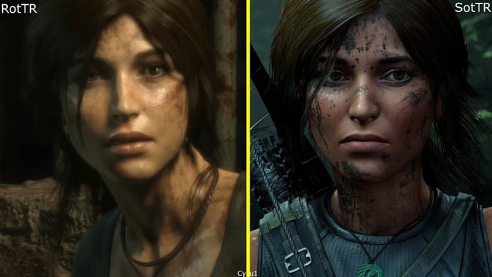 Am I the only one who prefers the rise of the tomb raider's graphics ...