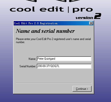cool edit pro 2.0 serial
