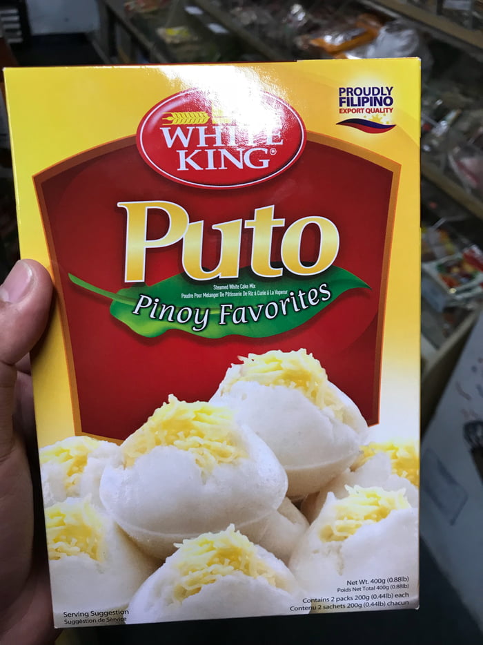 We like eating puto in the Philippines. Look up what puto means in the