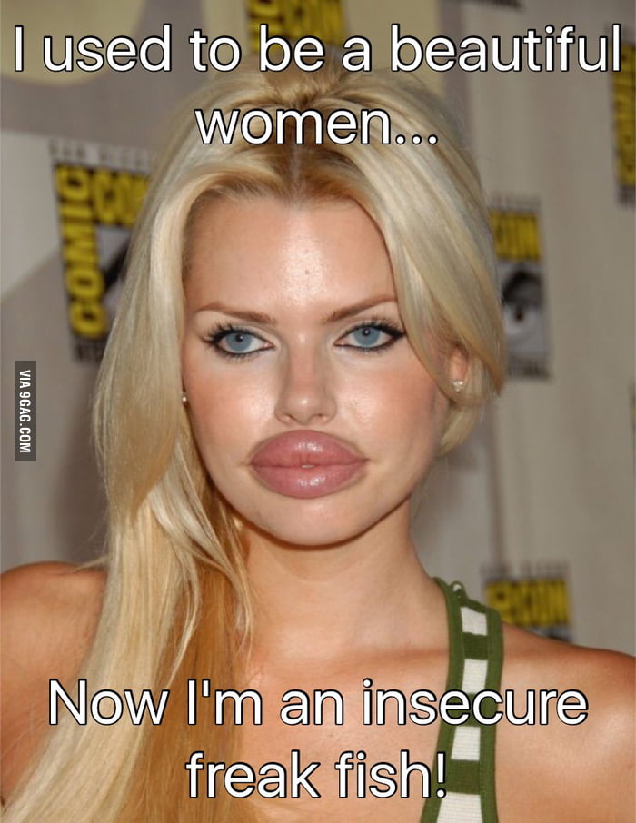 Hey Ladies. Please stop doing this to your lips! - 9GAG