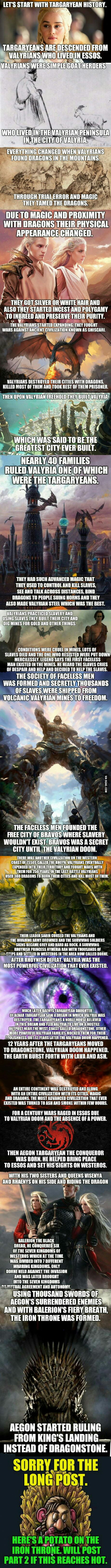 Game Of Thrones History Lore Part 1 9gag