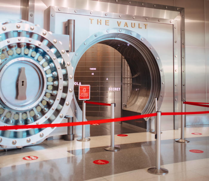 The vault where CocaCola keeps its secret formula. According to the
