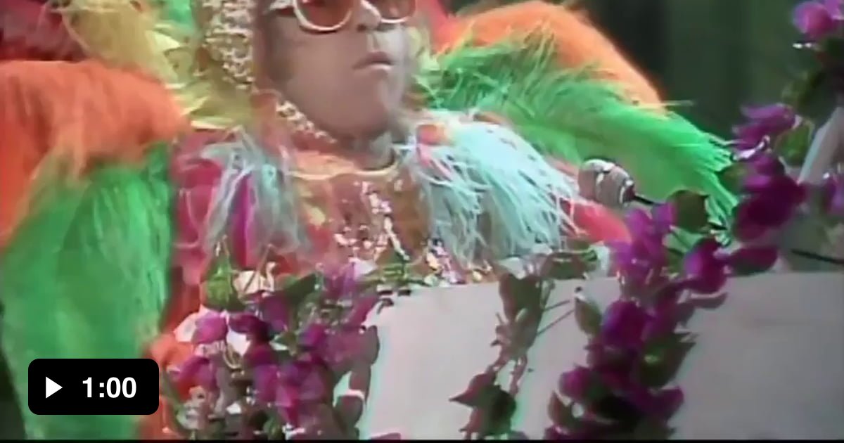 elton john singing doll