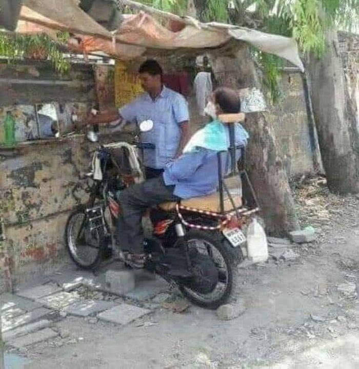 Drive through barber 9GAG