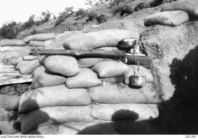 This is a photo of a “drip rifle” used during WWI. These were rifles ...