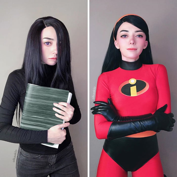 2 sides of Violet from Incredibles by olkaaklo 9GAG