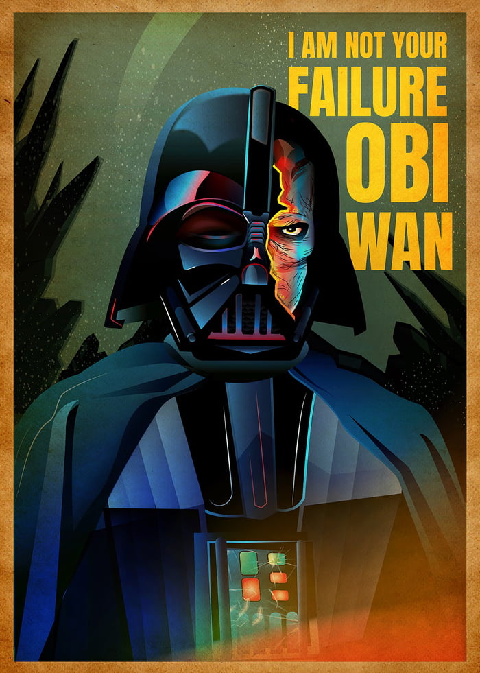 65 points * 8 comments - Darth Vader, Obi-wan Kenobi, star wars, poster, i ...