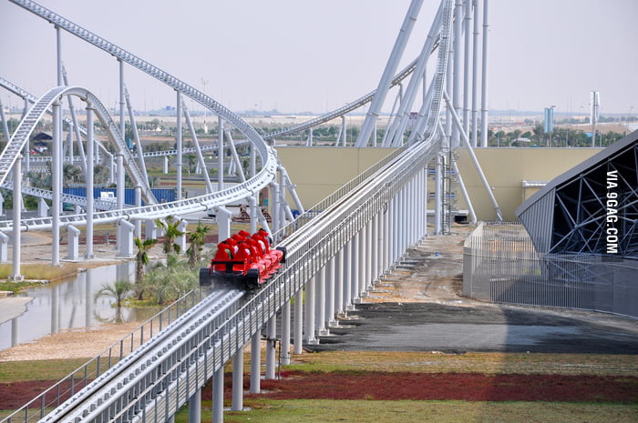 Formula Rossa is the fastest rollercoaster in the world with a max