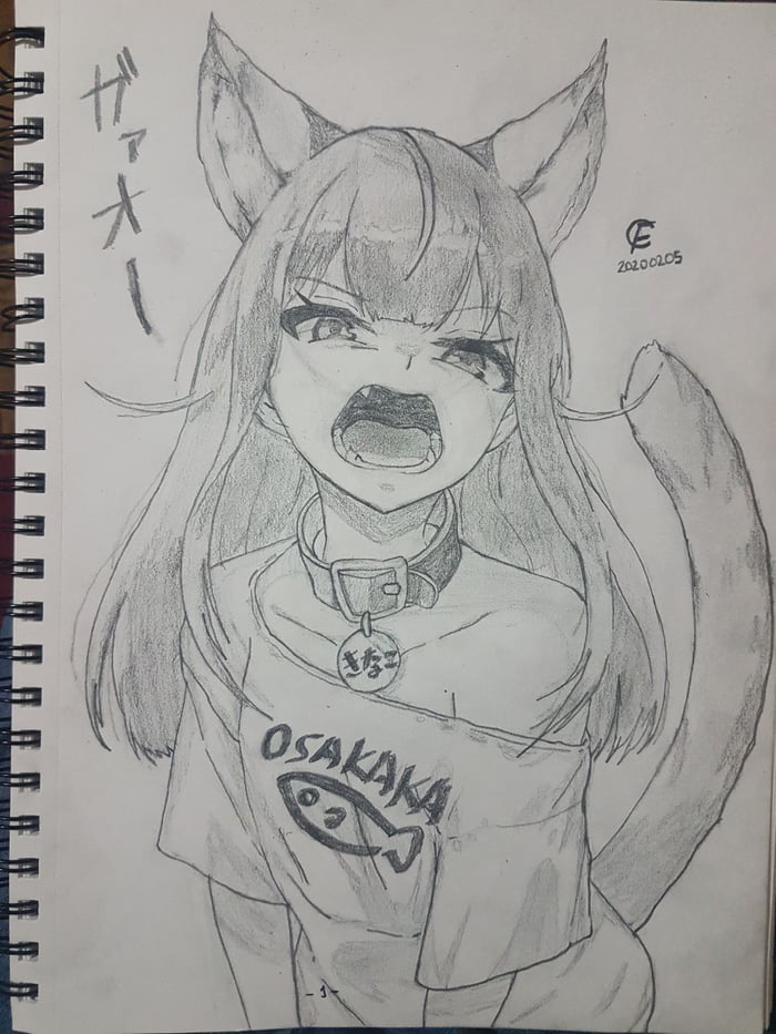 Drawing Cute Anime Girl With Pencil by DrawingTimeWithMe on DeviantArt