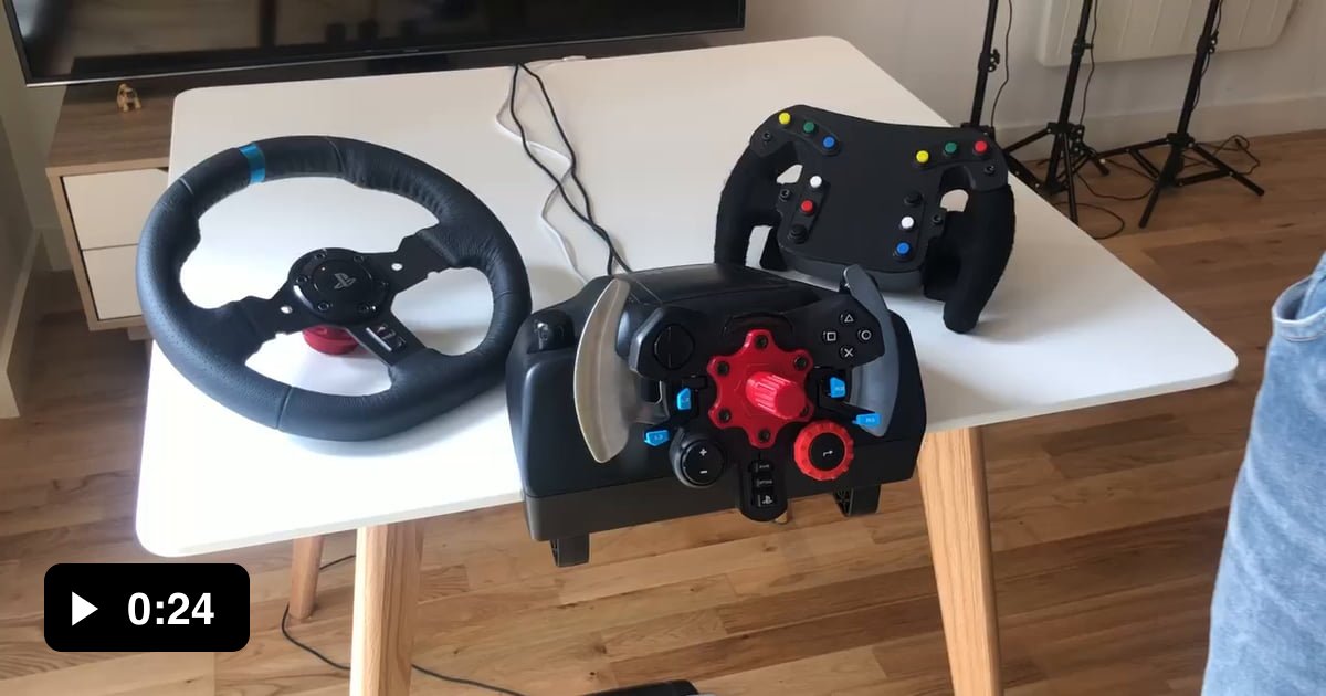 DIY F1 Steering Wheel and Quick Release Mechanism for the Logitech G29 ...