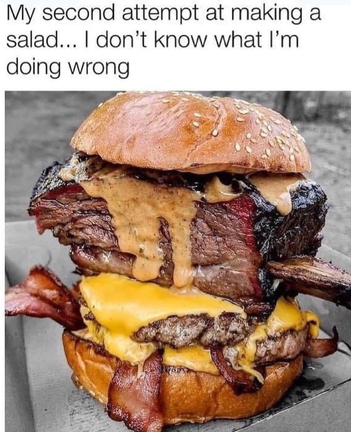 Meat salad - 9GAG