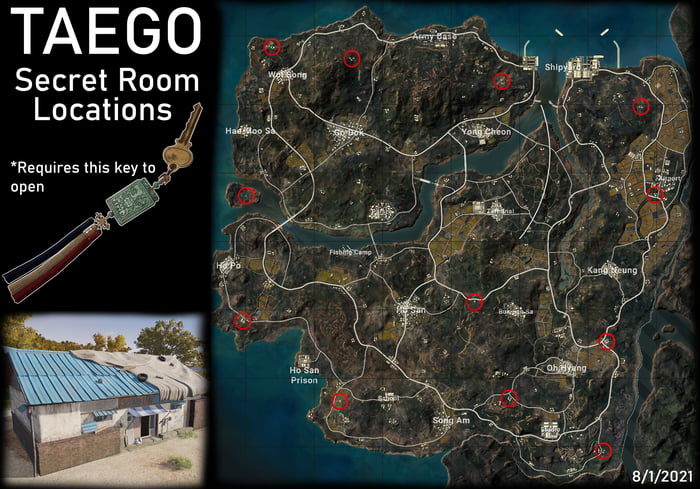 Taego Secret Room Locations 9gag