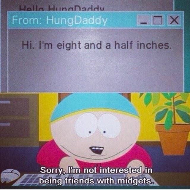 Only cartman can make pedos feel bad - 9GAG