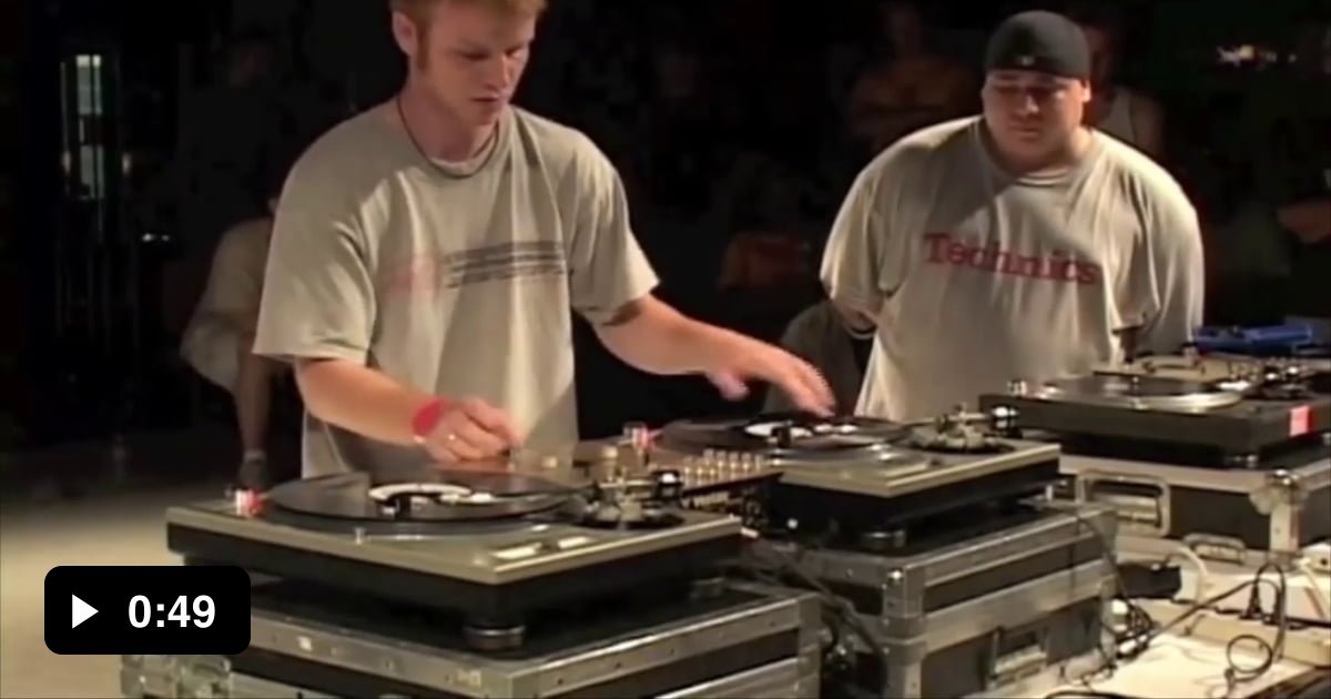 This DJ doing a Star Wars scratch mix in a competition. 9GAG