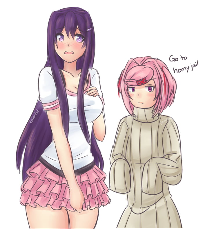 Natsuki And Yuri Outfit Swap GAG