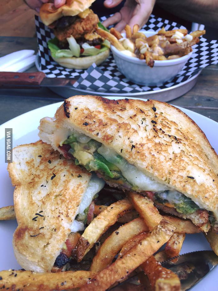 Guacamole bacon sandwich from Bite Burger House in Ottawa 9GAG