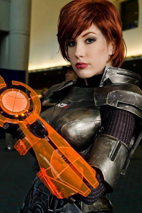 Crystal Graziano As Commander Shepard Mass Effect 9gag 1983