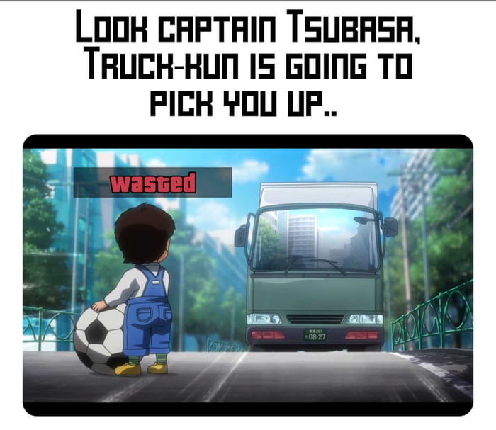 Truck Kun Vs Captain Tsubasa Gag