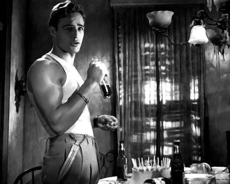 Brando in A Streetcar Named Desire - 1951. - 9GAG