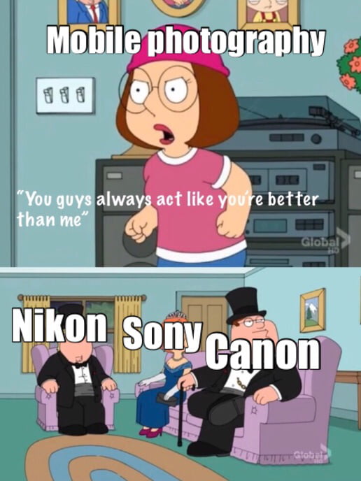 Not that phones are bad, but camera’s are just better - 9GAG